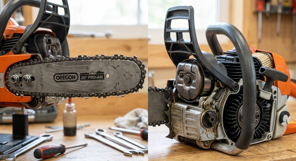 Chain Bar & Chain Brake