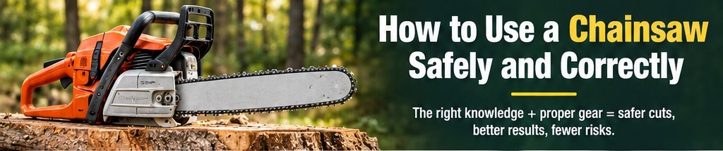 How to Use a Chainsaw Safely